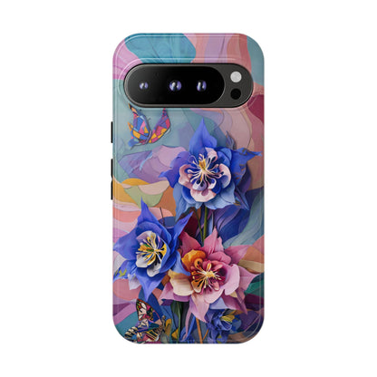 Blue Columbine Carnivale Google Pixel Tough Case