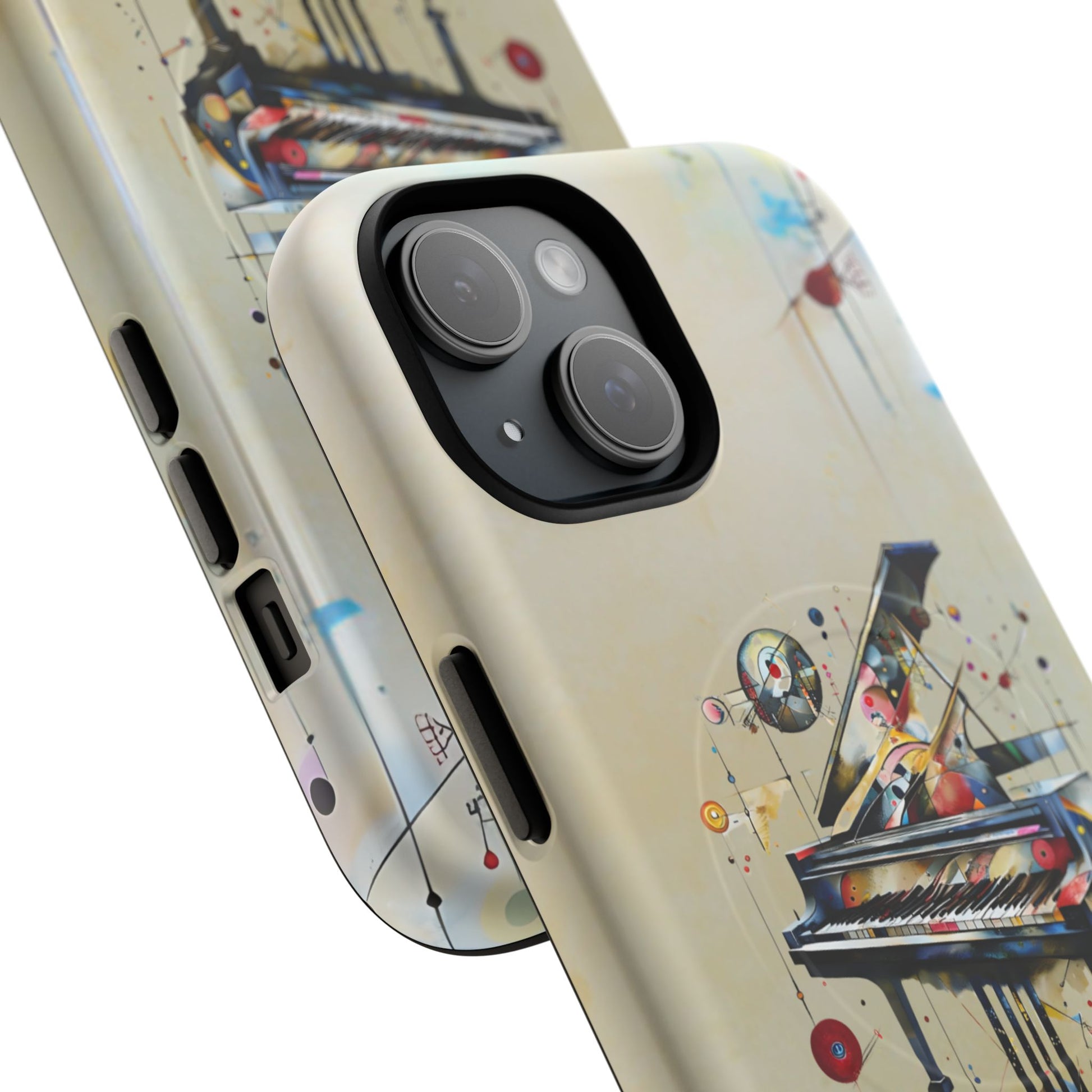 Keys of Imagination Artistic Grand Piano iPhone 15 MagSafe Case