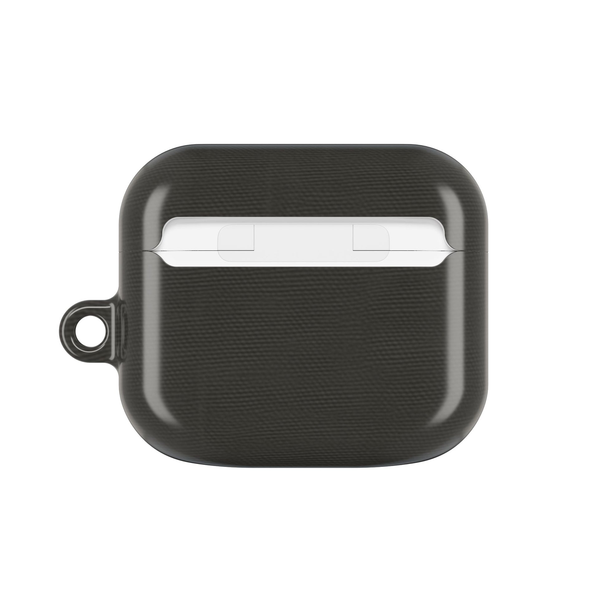Charcoal Linen AirPods Case - Minimalist Charcoal Cover for Gen 1, 2, 3, Pro Gen 1 & 2