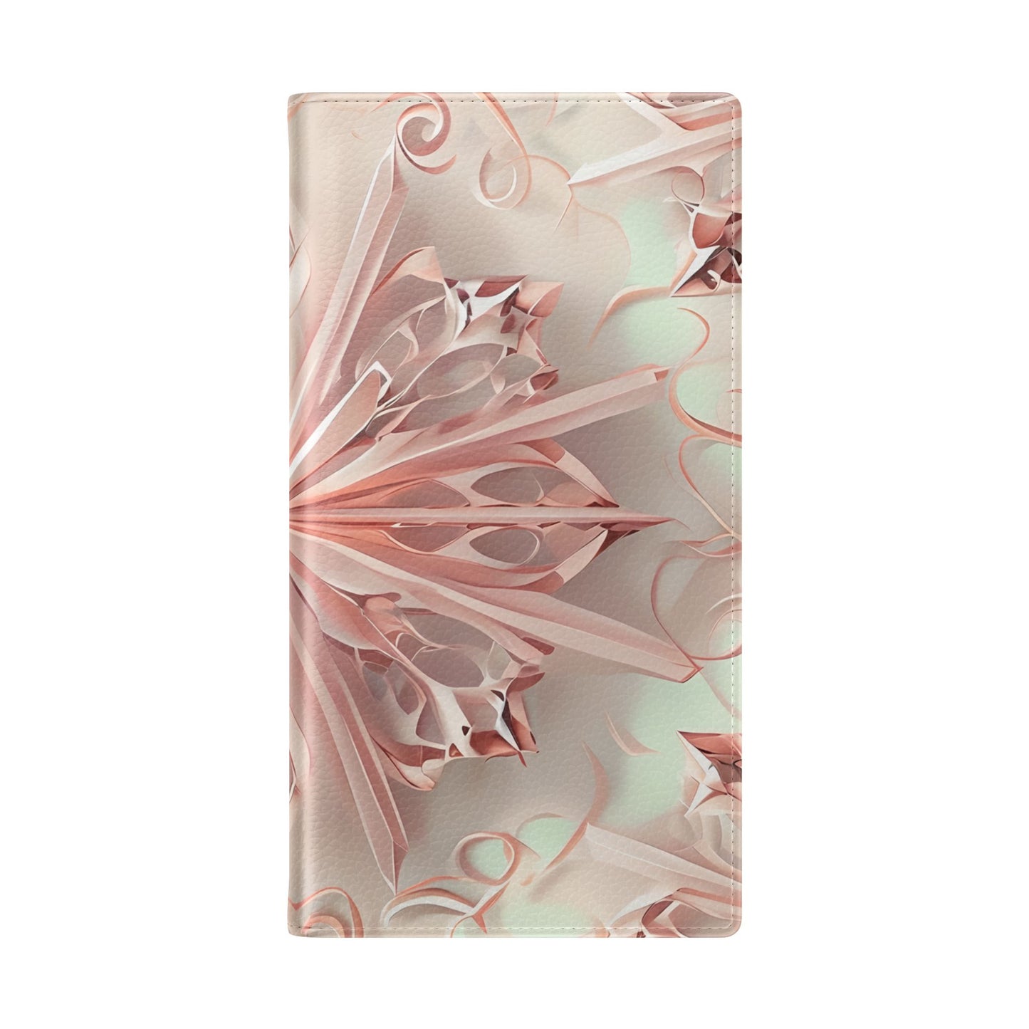 Blush Frost - Abstract Wallet Phone Case for Samsung Galaxy