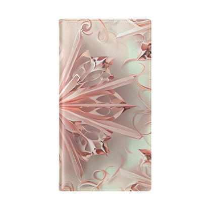 Blush Frost - Abstract Wallet Phone Case for Samsung Galaxy
