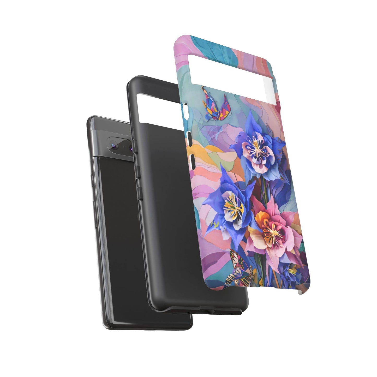 Blue Columbine Carnivale Google Pixel Tough Case
