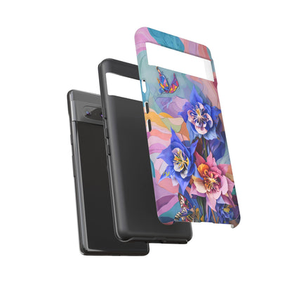 Blue Columbine Carnivale Google Pixel Tough Case