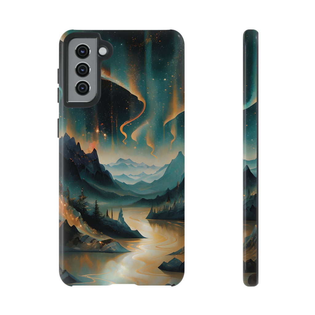 Aurora Dreamscape Samsung Galaxy S21 Plus Tough Case - Artistic Northern Lights Cover - Premium Abstract Design