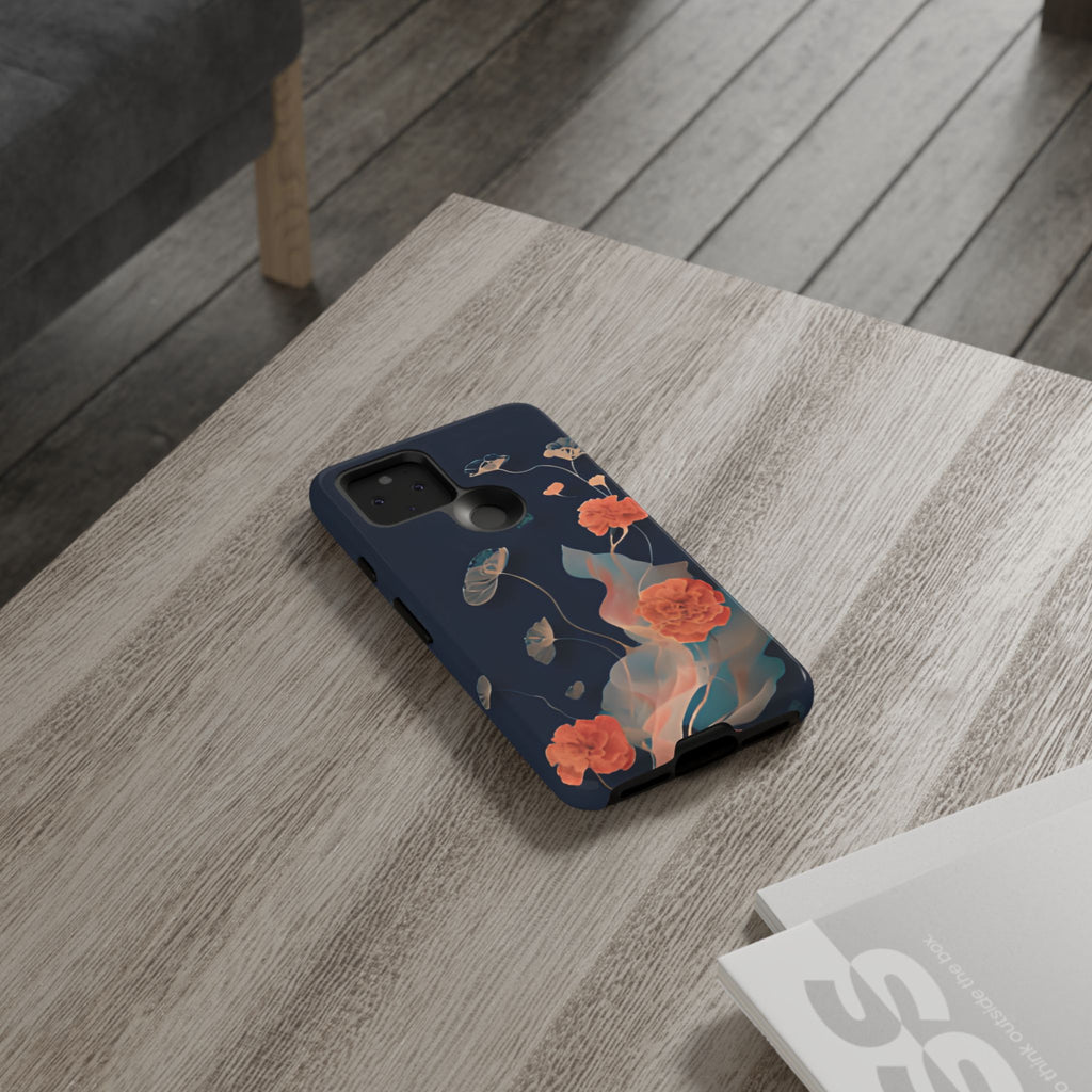 Lotus Reverie - Elegant Artistic Floral Google Pixel 5 5G Tough Phone Case - Painterly Lotus Blossom Design