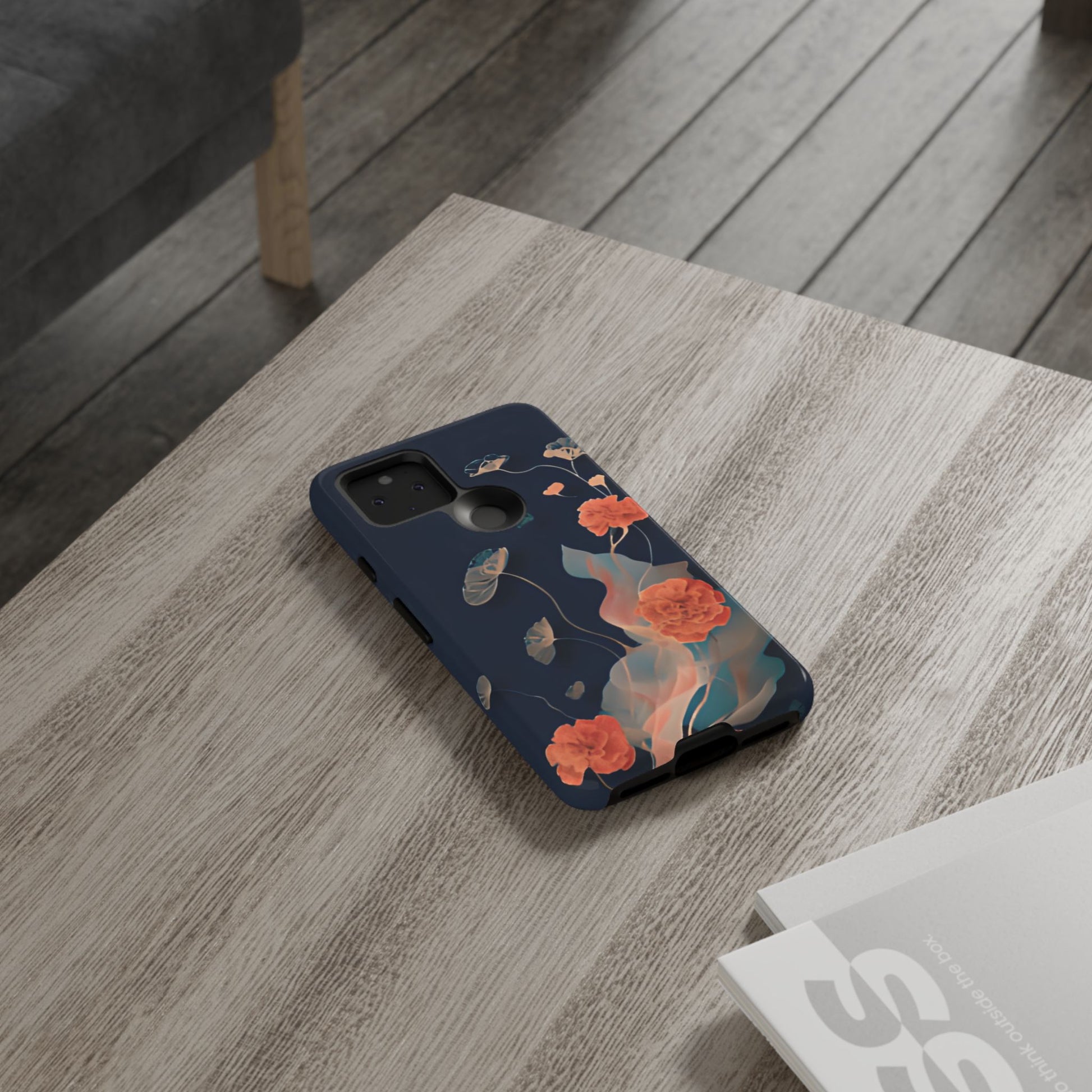 Lotus Reverie - Elegant Artistic Floral Google Pixel 5 5G Tough Phone Case - Painterly Lotus Blossom Design