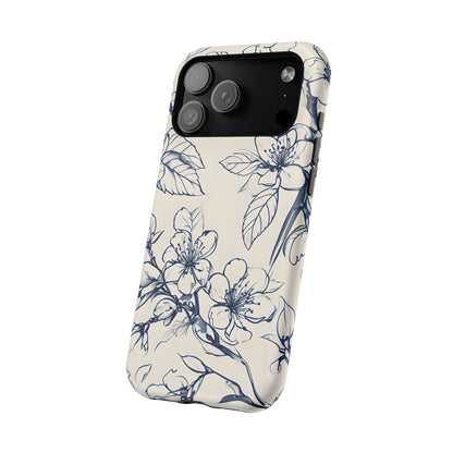 Blossom Sketch iPhone MagSafe Case