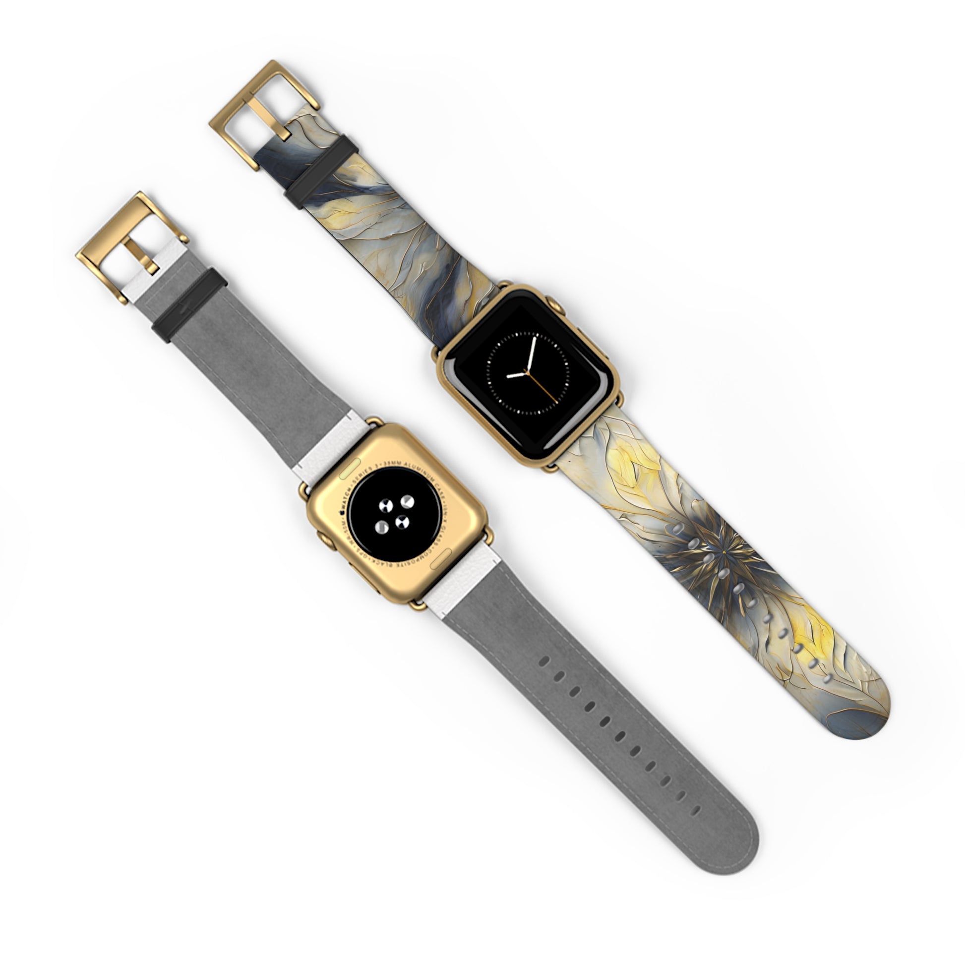 Luminous Petal Designer Watch Band - Artistic Nylon Strap for Apple Watch - Premium, Comfortable, Gift-Ready