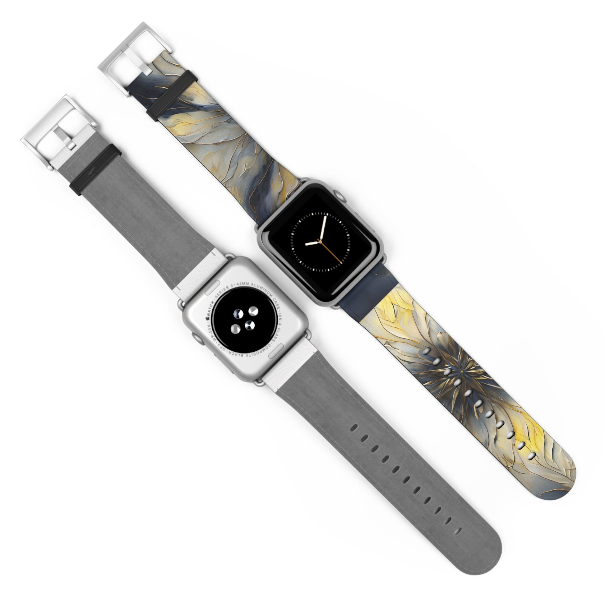 Luminous Petal Designer Watch Band - Artistic Nylon Strap for Apple Watch - Premium, Comfortable, Gift-Ready
