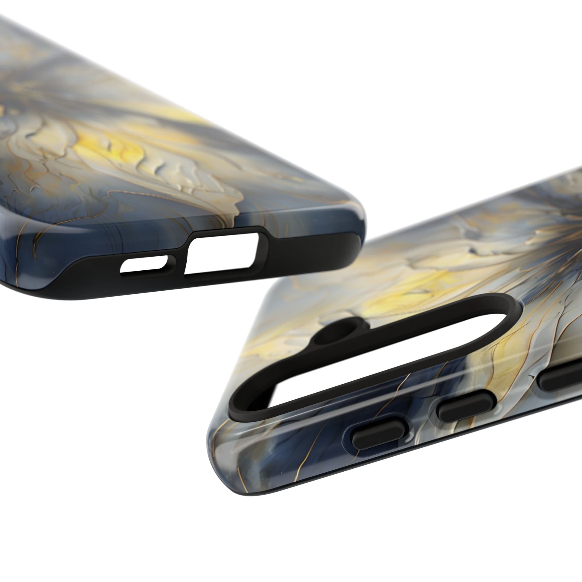 Luminous Petal Tough Case for Samsung Galaxy S24 - Premium Shockproof Designer Phone Cover