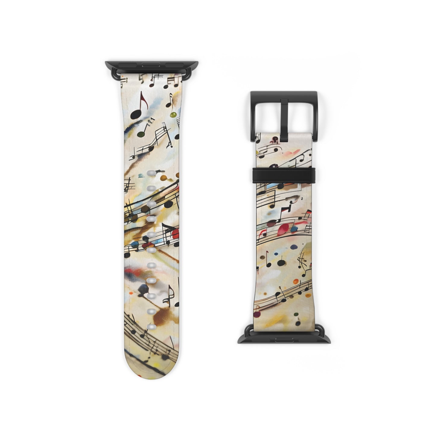 Melodic Flow Apple Watch Band Strap - Music Note Art Strap