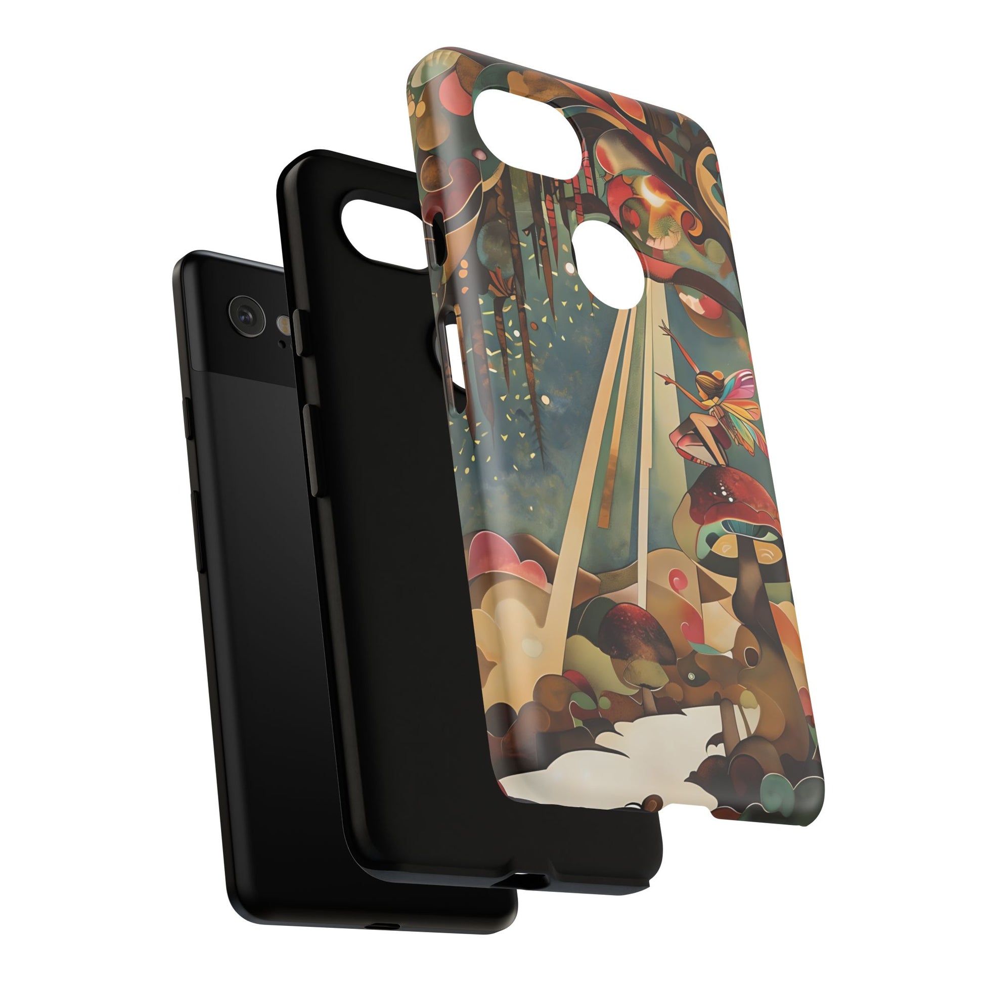 Enchanted Orchard Google Pixel 2XL Tough Case - Artistic Fairy Tale Phone Cover - Elegant Protective Fantasy Art Accessory