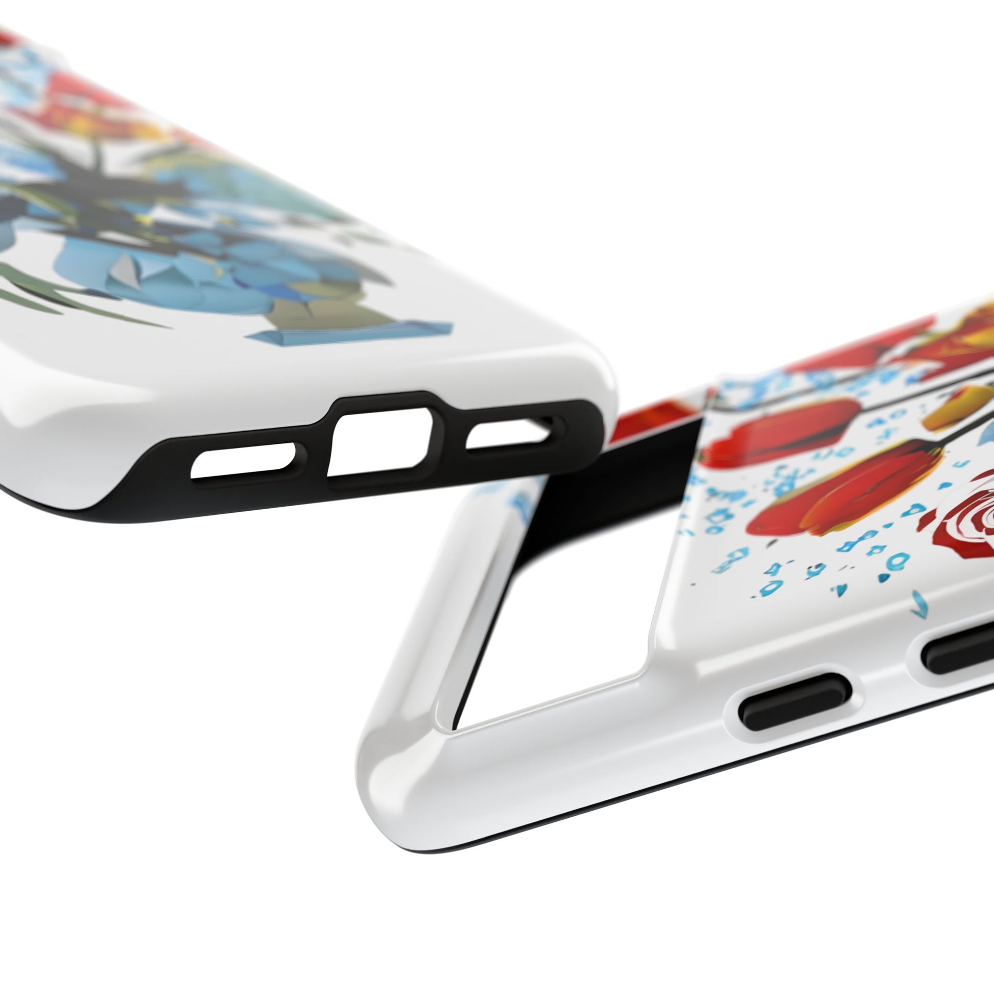 Bouquet Brilliance - Artistic Floral Google Pixel 8 Tough Phone Case - Vibrant Tulip, Rose & Hydrangea Design