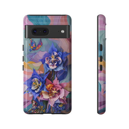 Blue Columbine Carnivale Google Pixel Tough Case