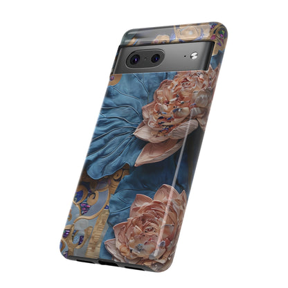 Peony Midnight Tapestry Google Pixel Tough Case