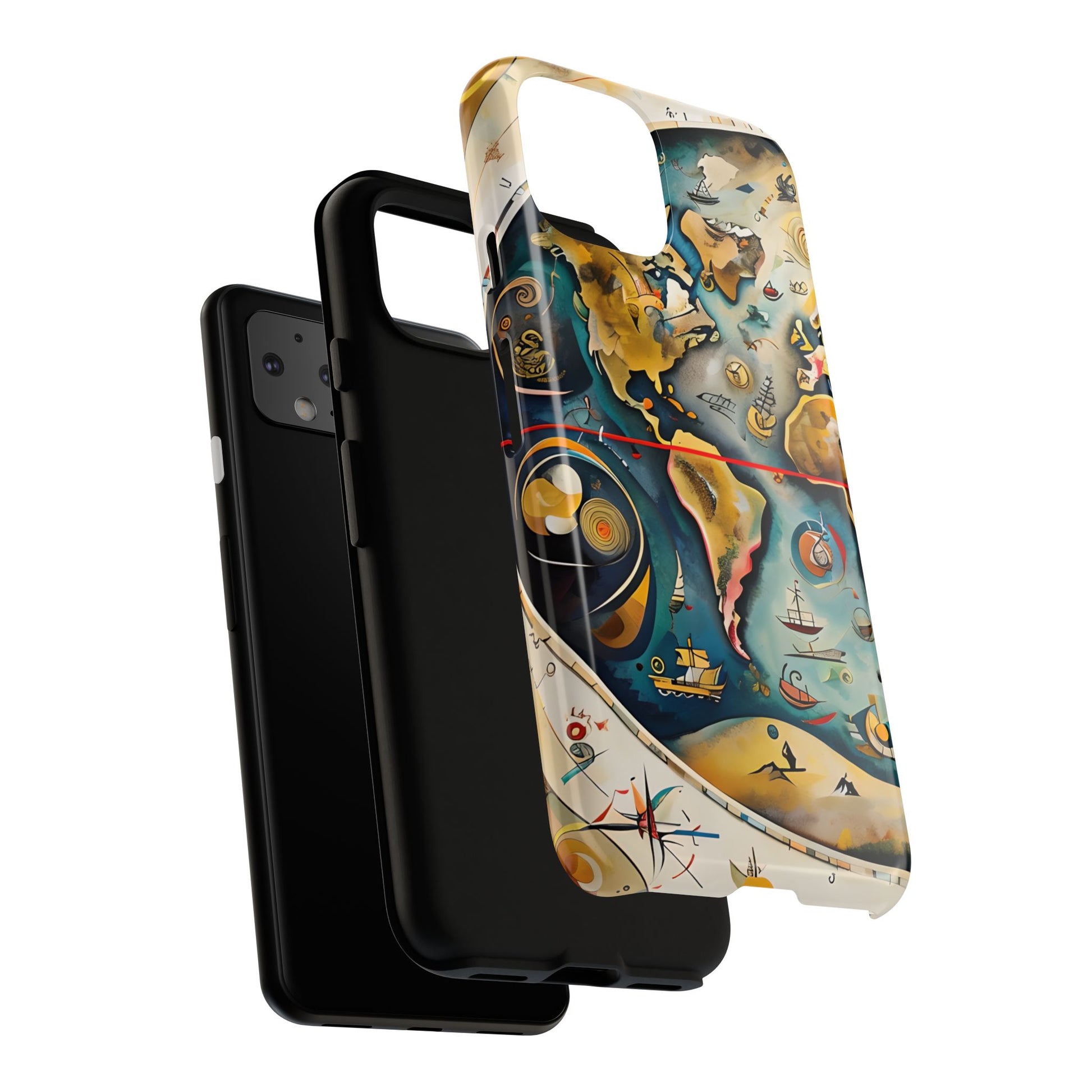 Celestial Map Google Pixel 4 Tough Case - Antique Star Chart Phone Cover
