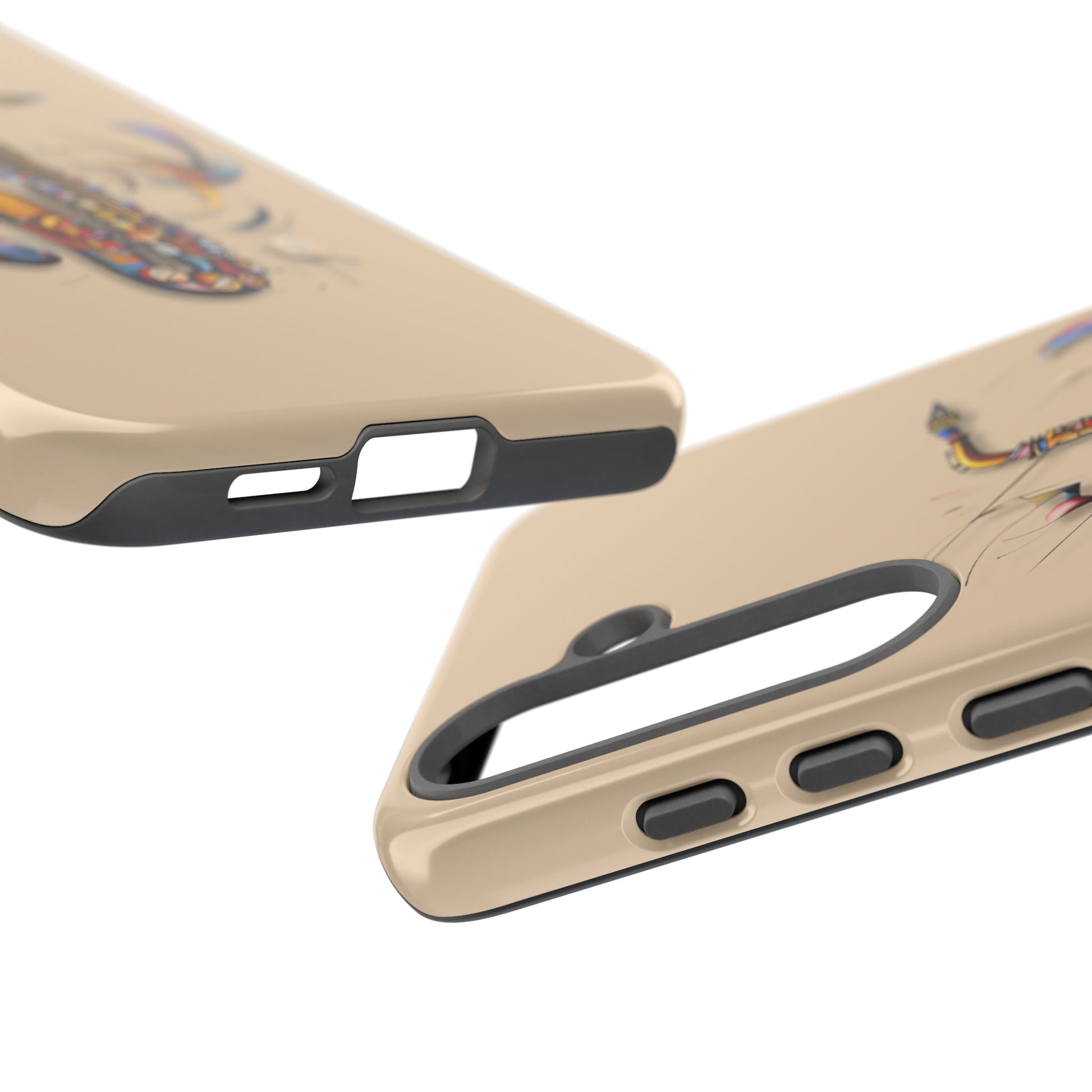 Brass Rhapsody Artistic Saxophone Music Tough Case for Samsung Galaxy S25 Plus - Shockproof Phone Cover