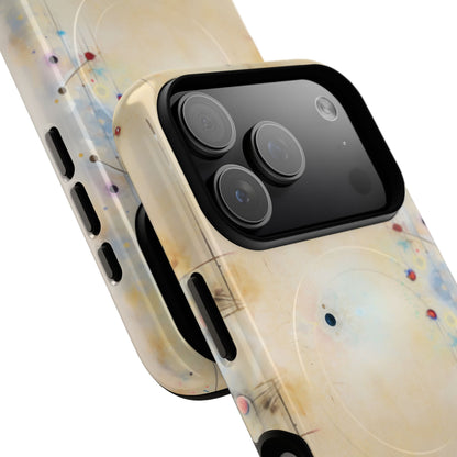 Keys of Imagination piano keyboard watercolor music art iPhone MagSafe case angled perspective