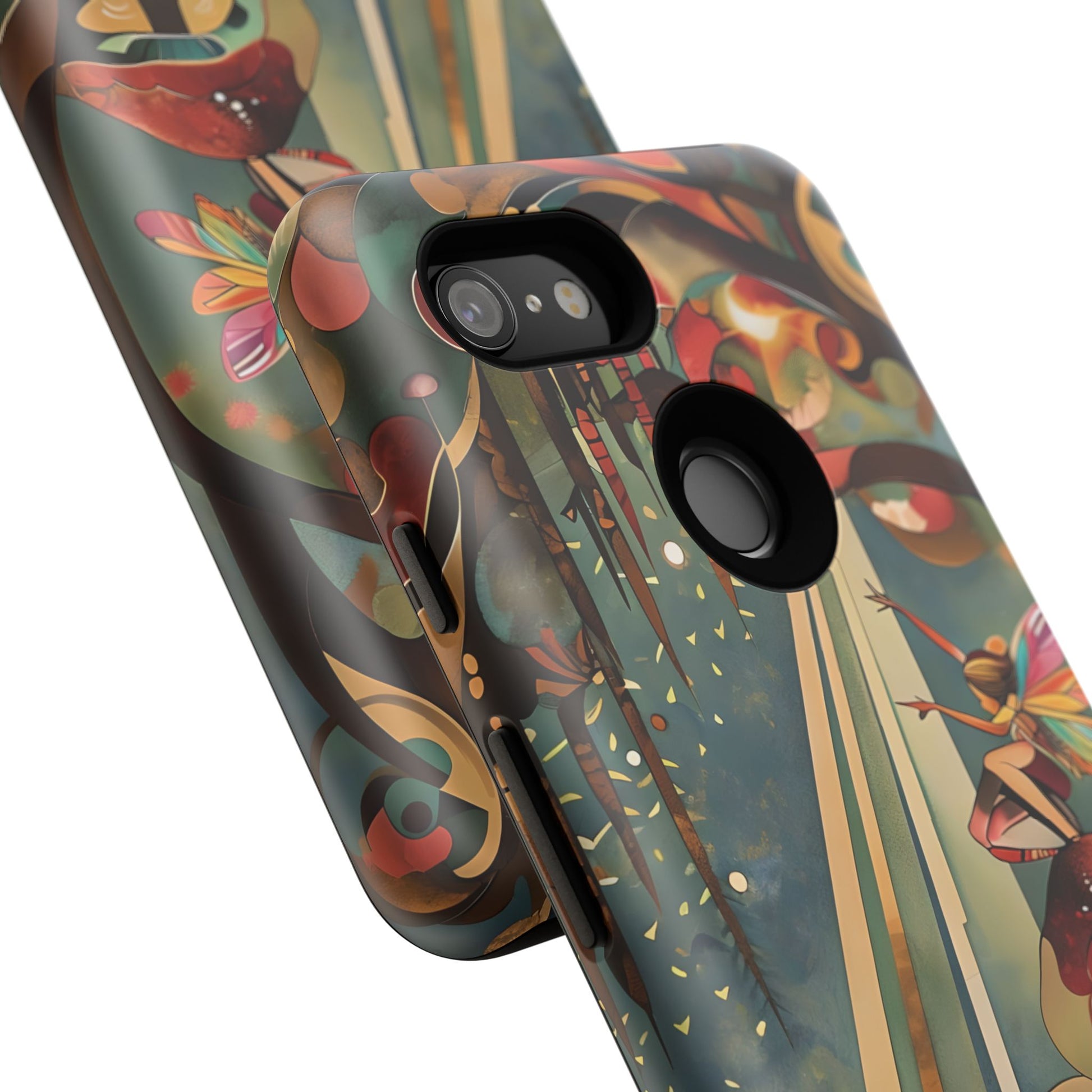 Enchanted Orchard Google Pixel 3 Tough Case - Artistic Fairy Tale Phone Cover - Elegant Protective Fantasy Art Accessory