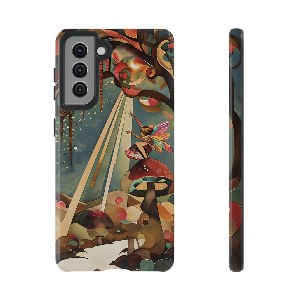 Enchanted Orchard Samsung Galaxy S21 Tough Case - Artistic Fairy Tale Phone Cover - Elegant Protective Fantasy Art Accessory