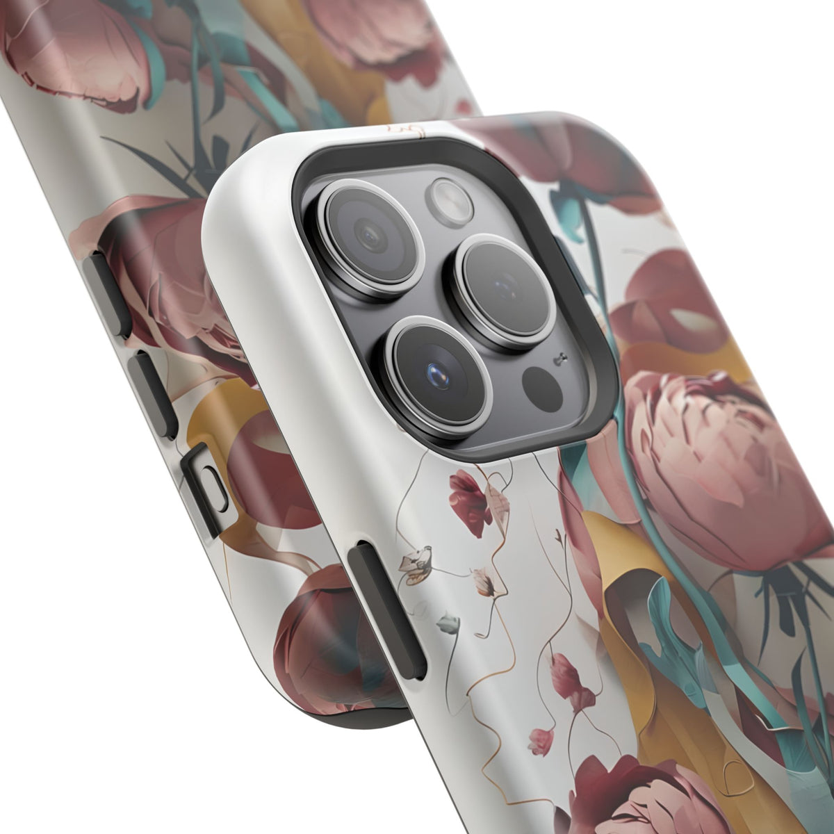 Blushing Peony Veil iPhone MagSafe Case