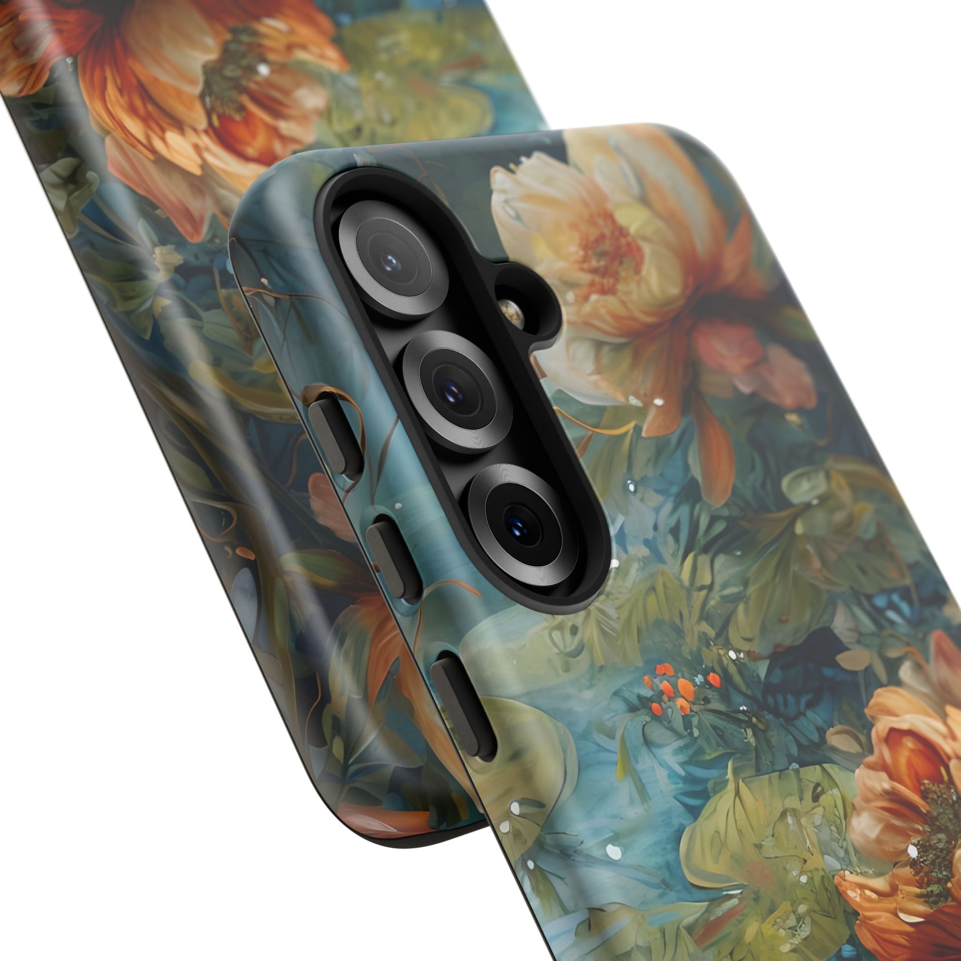 Waterlily Nocturne Samsung Galaxy S25 Plus Case - Artistic Mountain Lake Design, Nature-Inspired Protective Cover, Elegant Gift for Outdoor Lovers