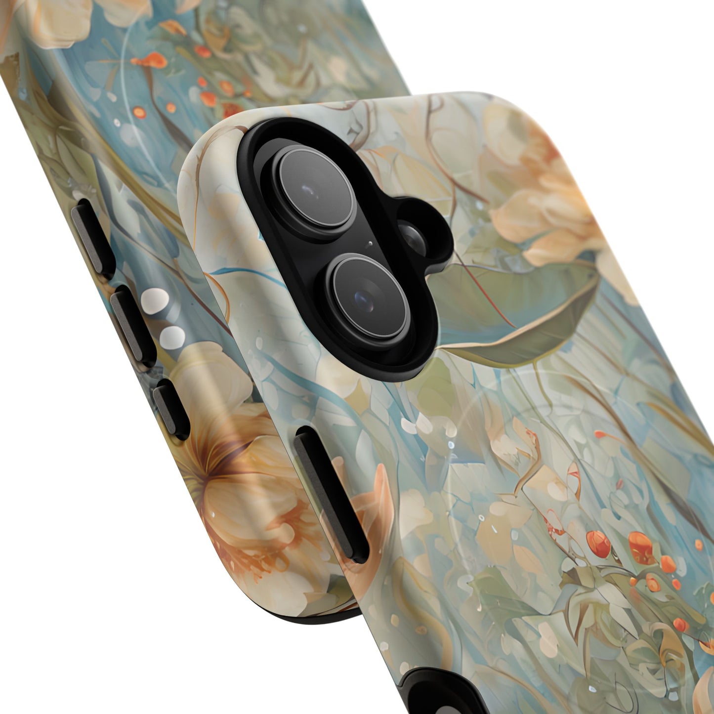 Waterlily Dreamscape - Artistic Floral iPhone MagSafe Phone Case -Waterlily & Lotus Design