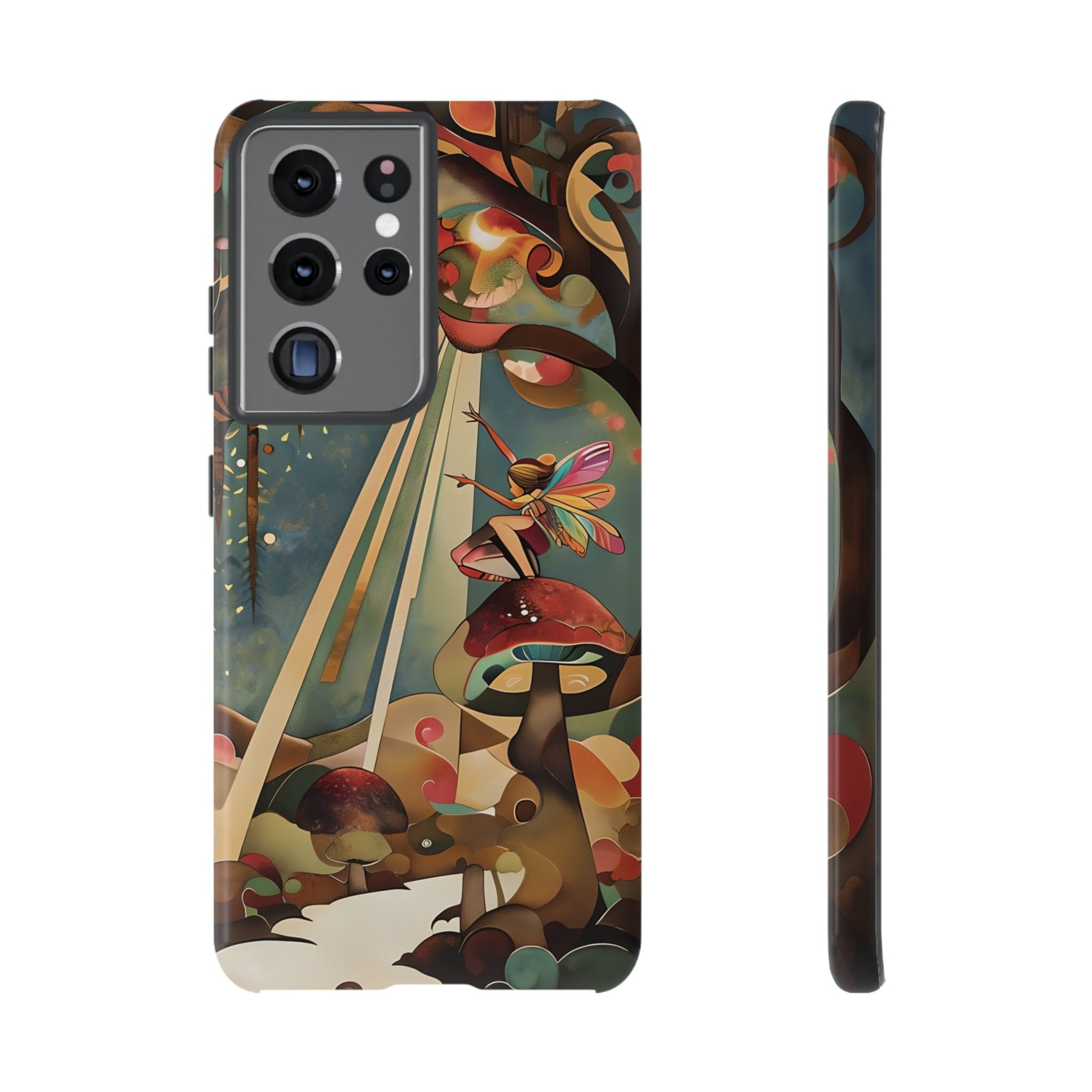 Enchanted Orchard Samsung Galaxy S21 Ultra Tough Case - Artistic Fairy Tale Phone Cover - Elegant Protective Fantasy Art Accessory