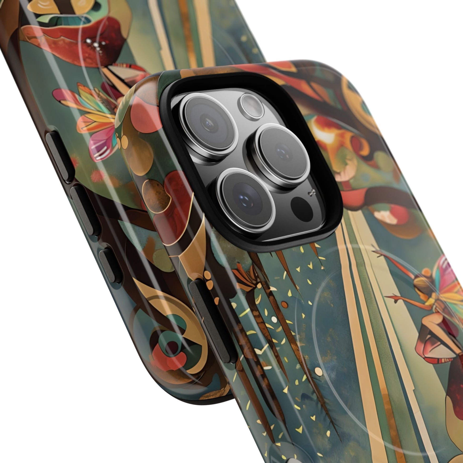 Enchanted Orchard iPhone 16 Pro - Artistic Fairy Tale cover - MagSafe Compatible - Premium Drop Protection