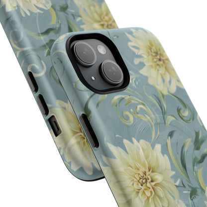 Golden Dahlia Trio iPhone MagSafe Case