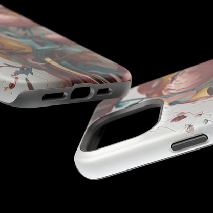 Blushing Peony Veil iPhone MagSafe Case