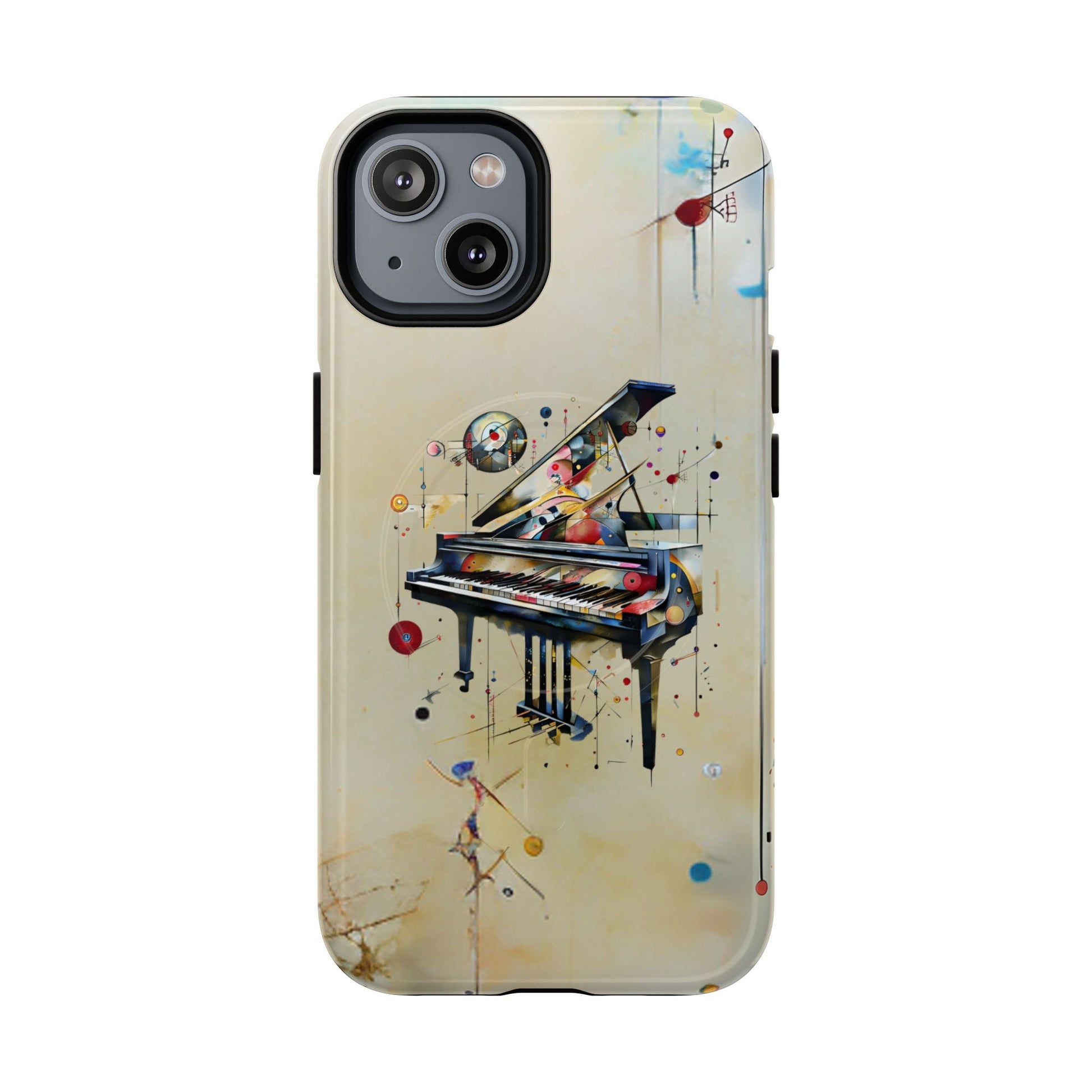 Keys of Imagination Artistic Grand Piano iPhone 14 MagSafe Case