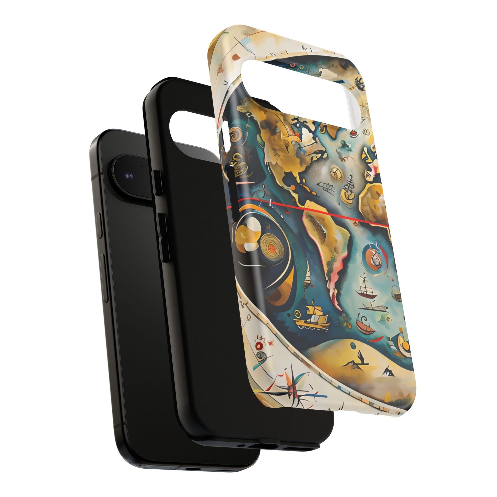 Celestial Map Google Pixel 9 Pro Tough Case - Antique Star Chart Phone Cover