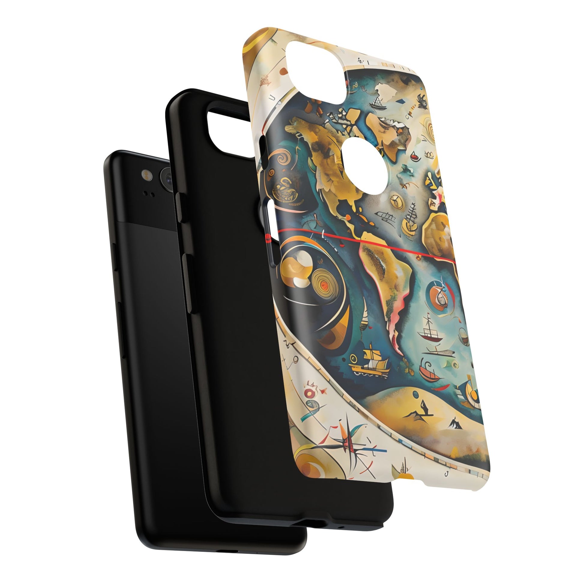 Celestial Map Google Pixel 2 Tough Case - Antique Star Chart Phone Cover