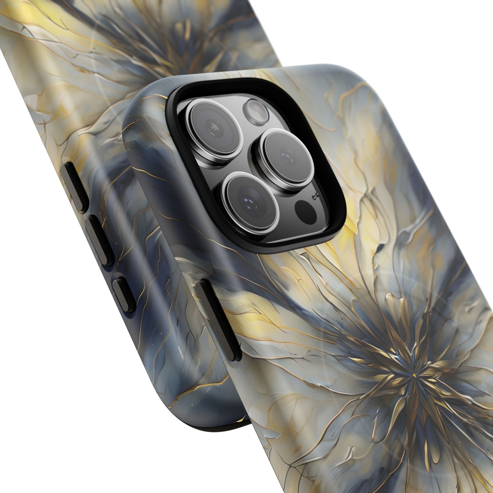 Luminous Petal MagSafe iPhone 16 Pro Max - Designer Shockproof Cover