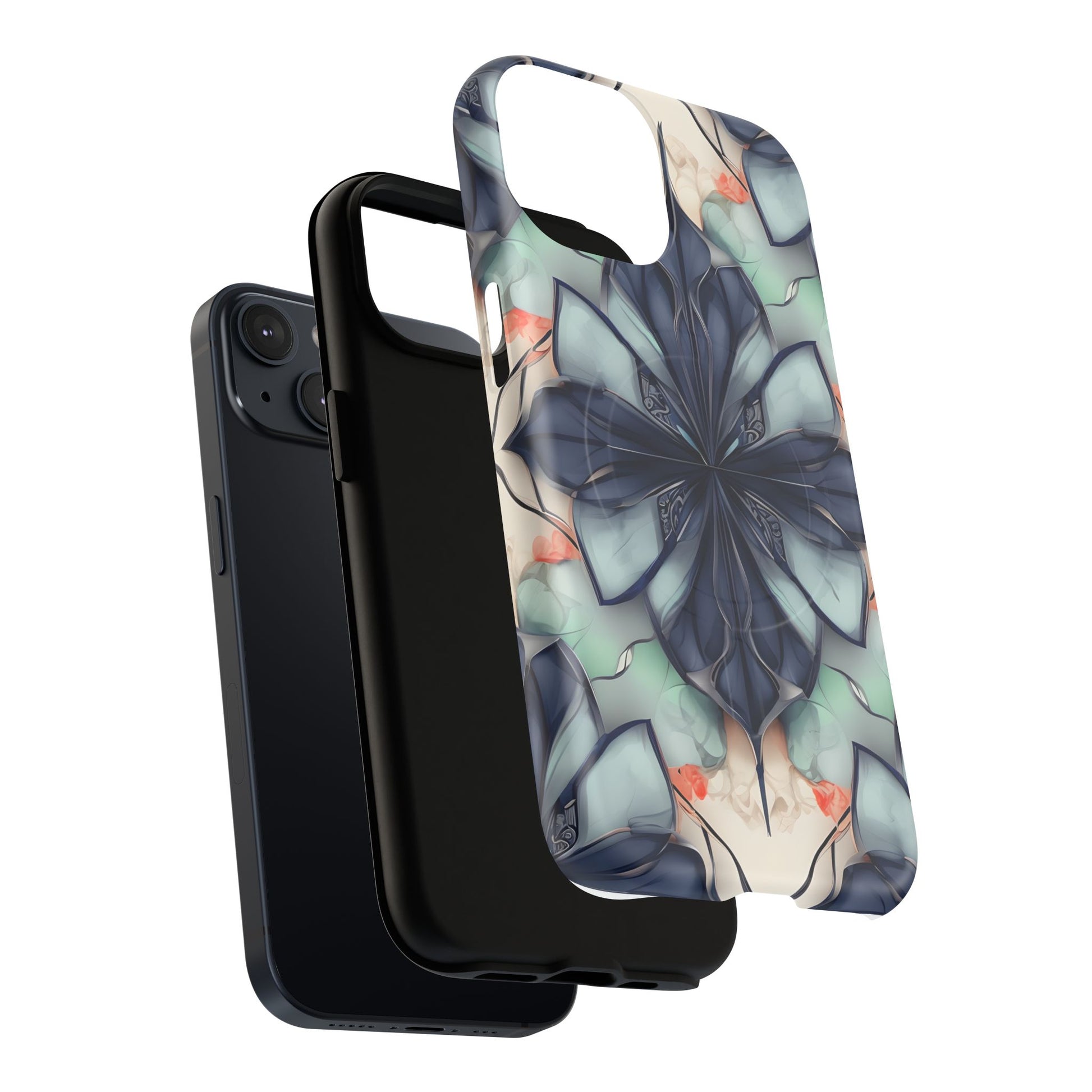 Midnight Mosaic MagSafe iPhone 14 Case - Designer Shockproof Cover