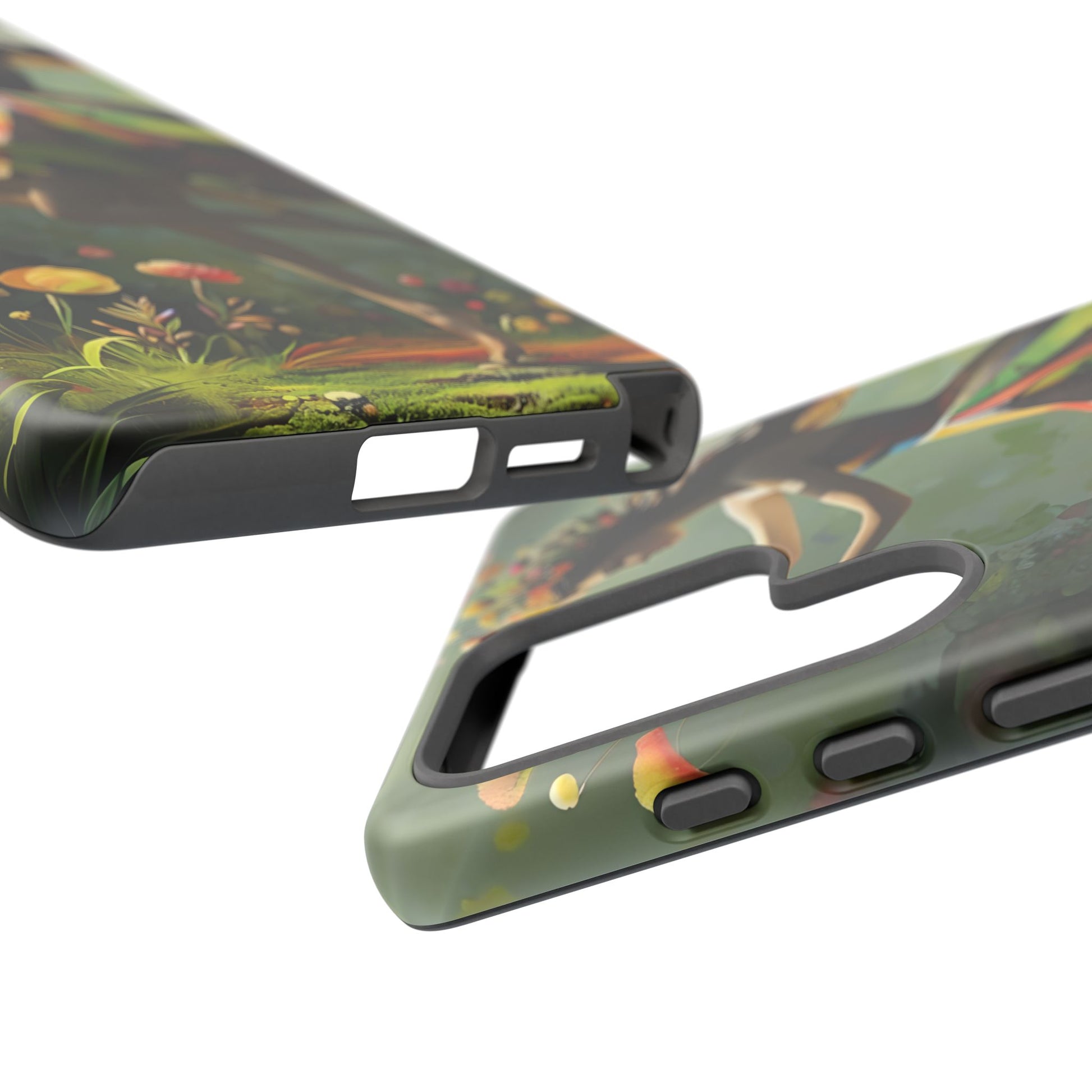 Dancing Wildflower Muse Samsung Galaxy S25 Ultra Tough Case - Artistic Floral Fantasy Cover - Whimsical Nature-Inspired Protective Accessory