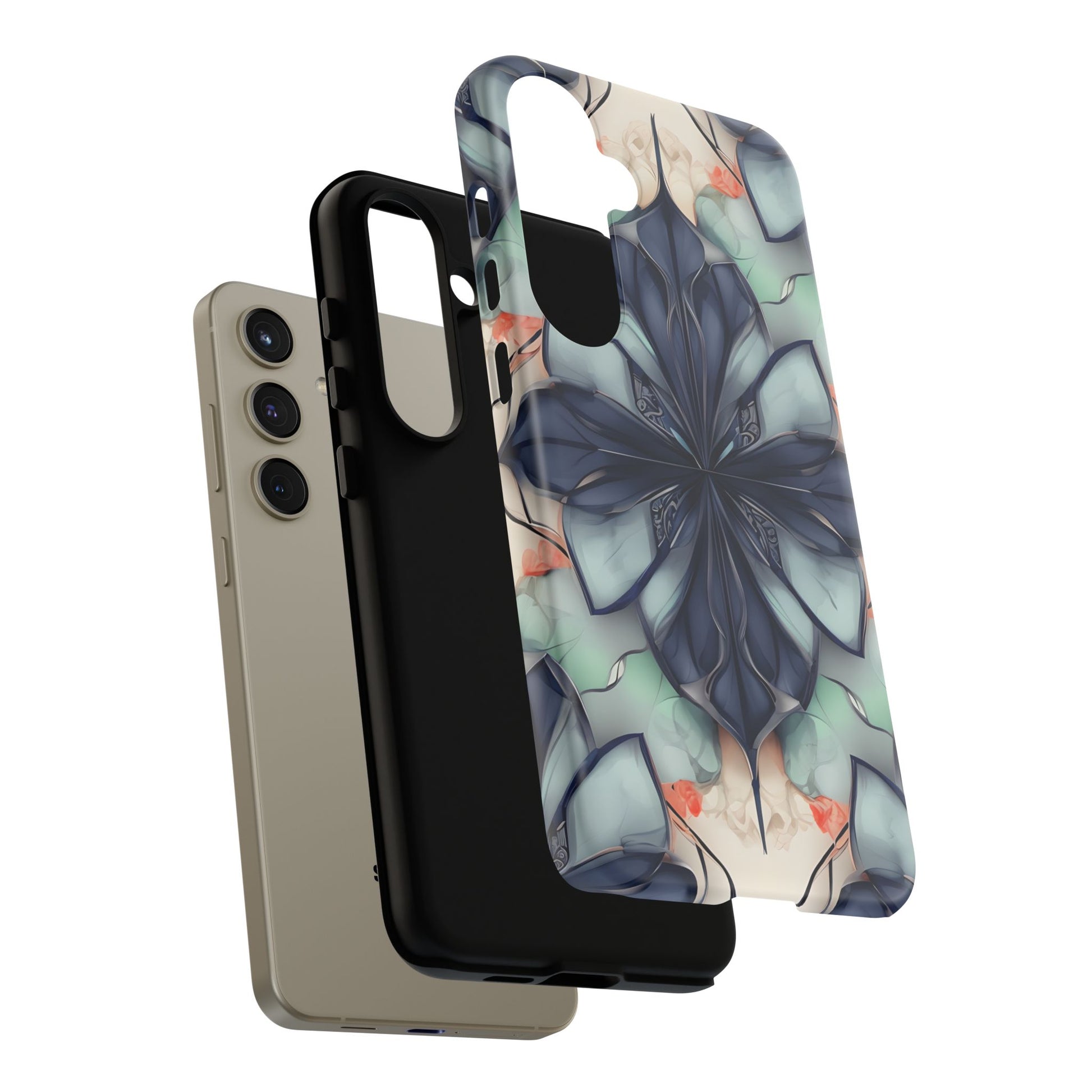 Midnight Mosaic Tough Case for Samsung Galaxy S24 Plus- Premium Shockproof Designer Phone Cover