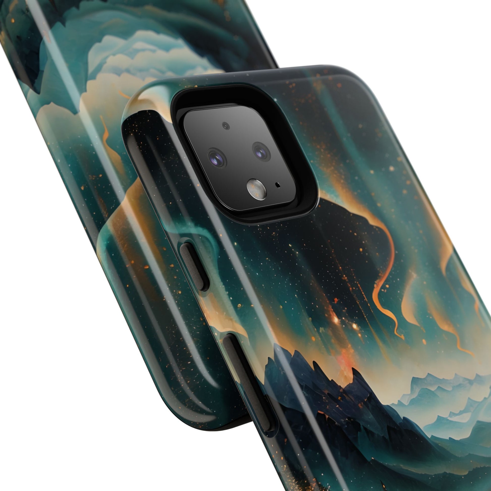 Aurora Dreamscape Tough Case for Google Pixel 4 - Northern Lights Artistic Shockproof Cover, Elegant Protective Phone Case