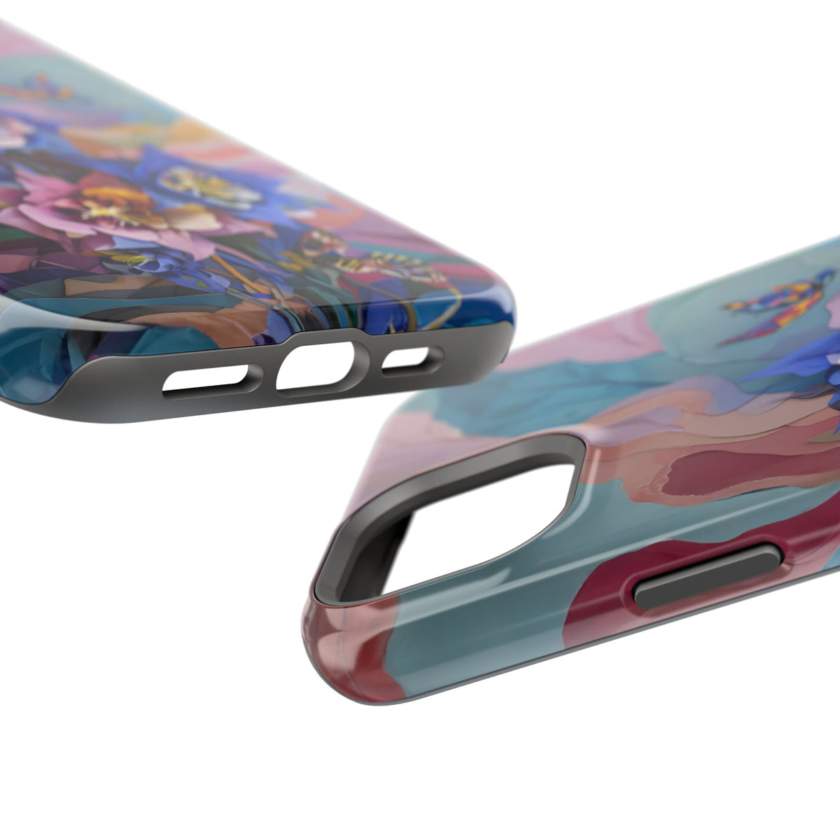 Blue Columbine Carnivale iPhone MagSafe Case