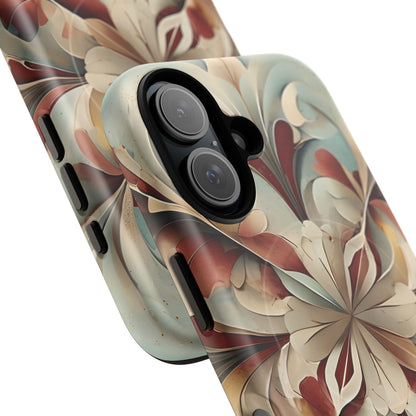 Vintage Baroque Blossom - Ornate Floral Art iPhone MagSafe Phone Case - Elegant Baroque-Inspired Design