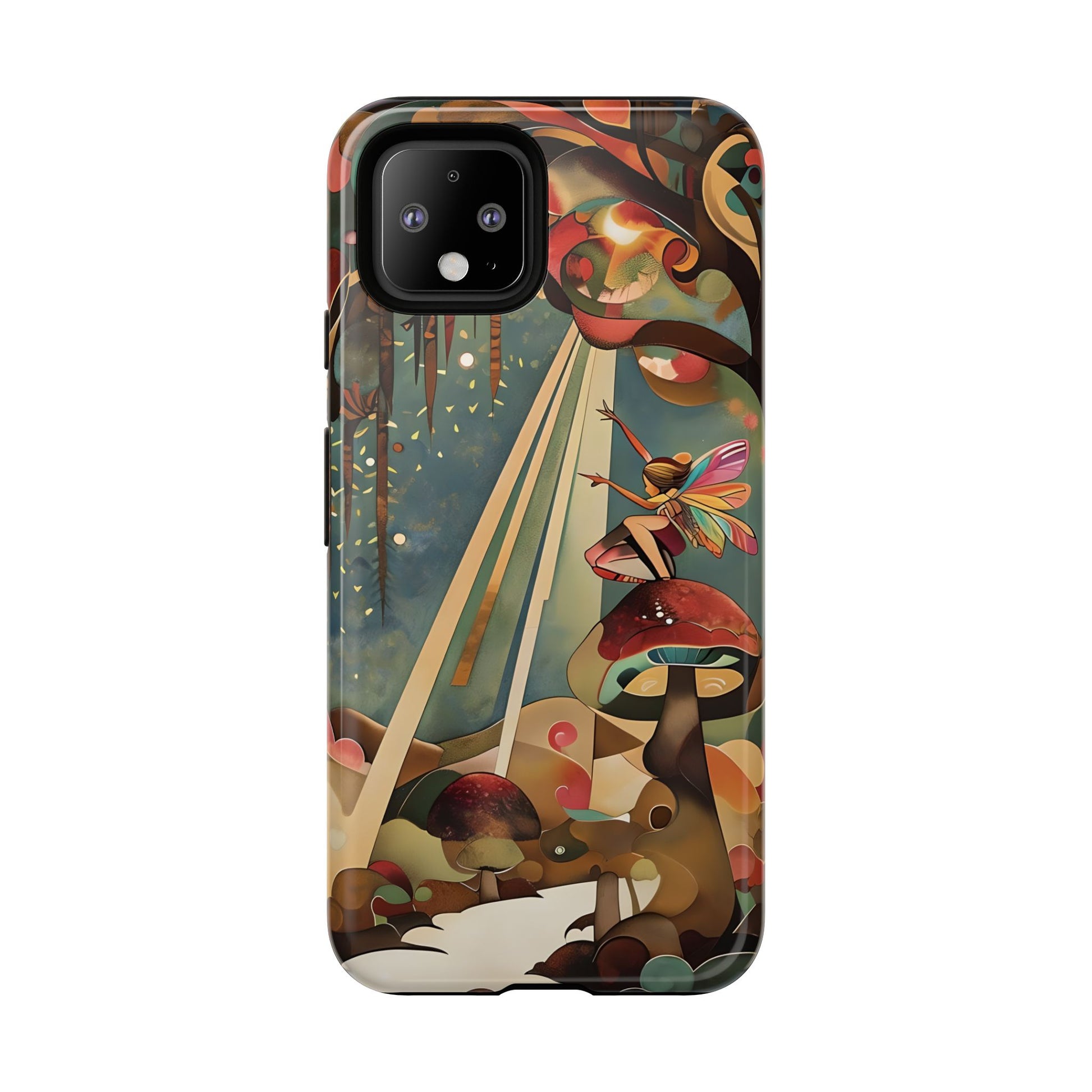 Enchanted Orchard Google Pixel 4 Tough Case - Artistic Fairy Tale Phone Cover - Elegant Protective Fantasy Art Accessory