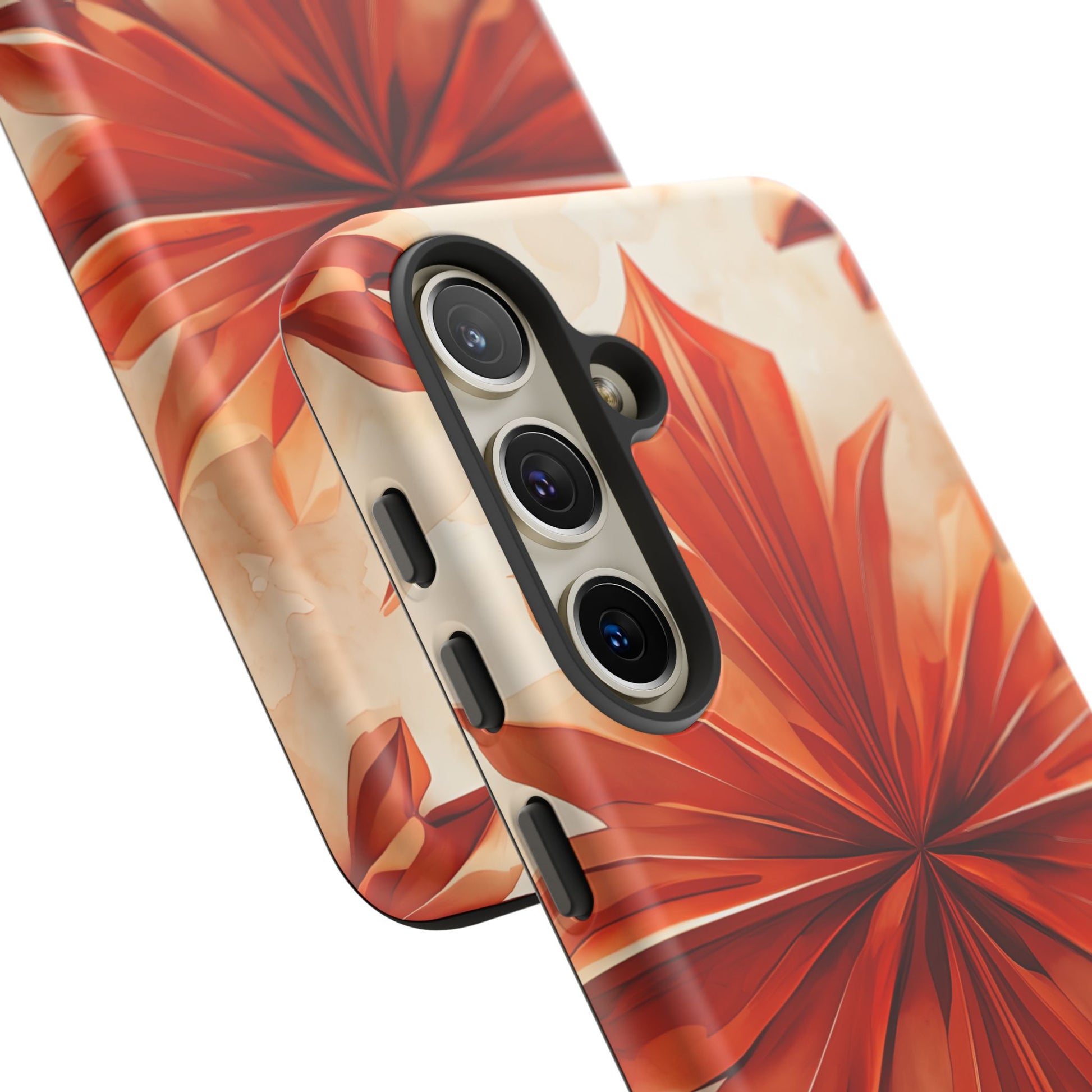 Sunset Fleur Samsung Galaxy S24 - Kaleidoscope Collection of MagSafe Compatible - Vibrant Sunset Flower Design