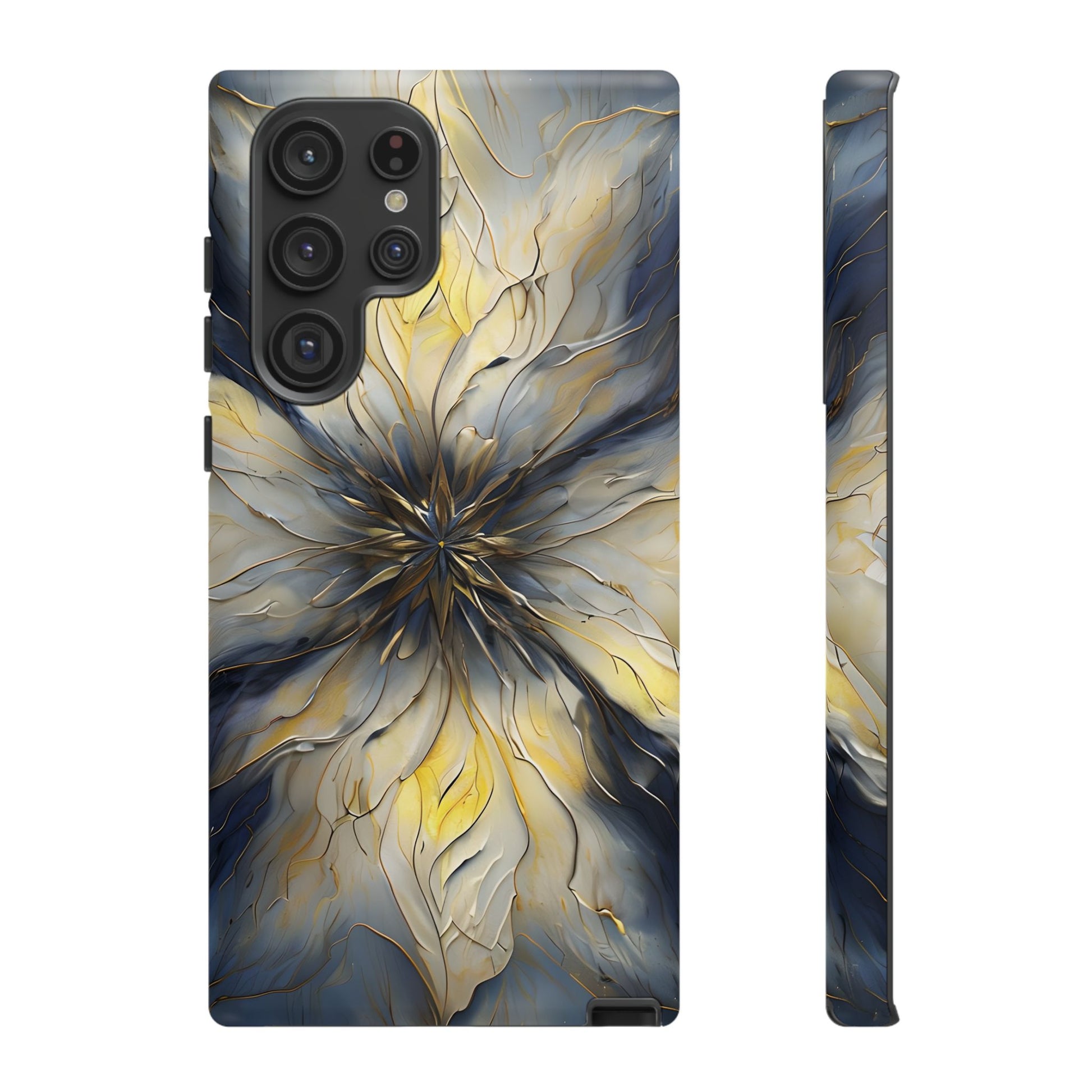 Luminous Petal Tough Case for Samsung Galaxy S22 Ultra - Premium Shockproof Designer Phone Cover
