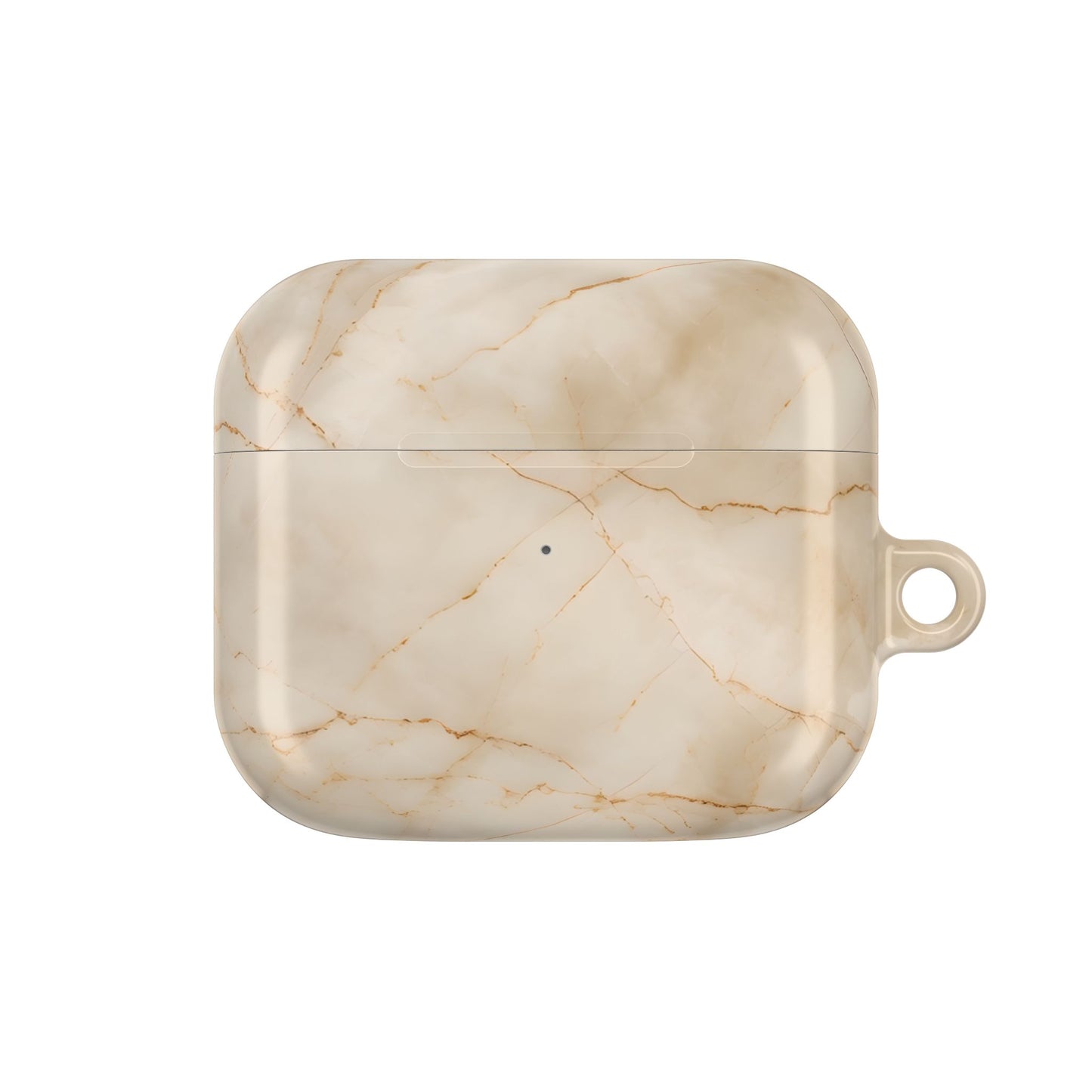 Parchment Mist AirPod Case - Beige Marble Earbud Cover for Gen 1, 2, 3, Pro Gen 1 & 2