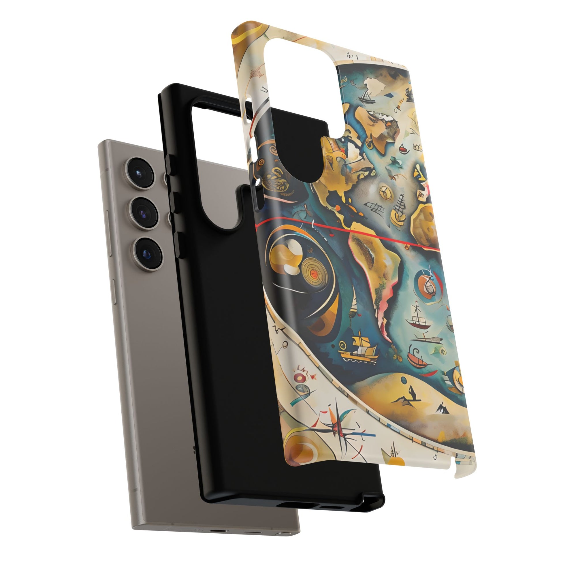 Celestial Map Samsung Galaxy S24 Ultra Tough Case - Vintage Map - Premium Abstract Design