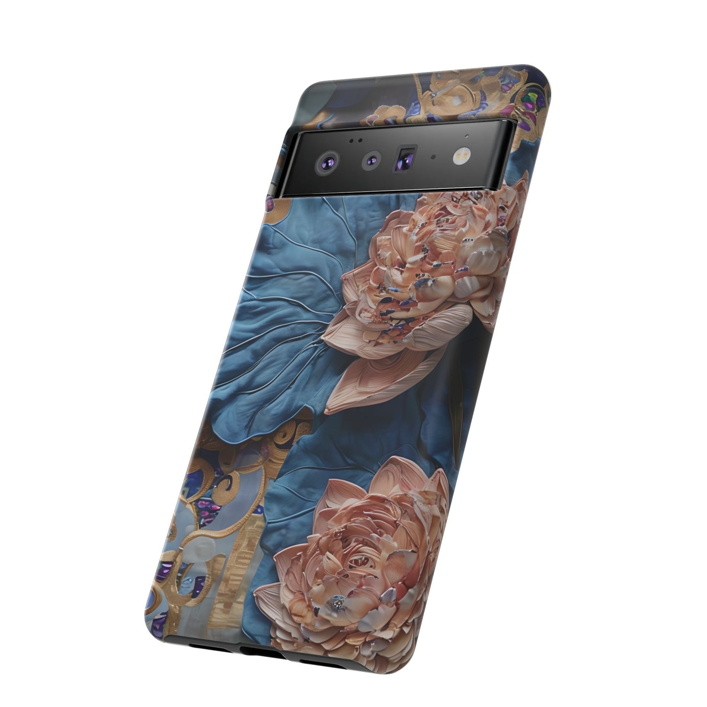 Peony Midnight Tapestry Google Pixel Tough Case