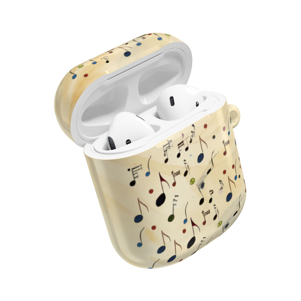 Melodic Flow Musical Notes AirPods Case - Abstract Music Design for Gen 1, 2, 3, Pro Gen 1 & 2