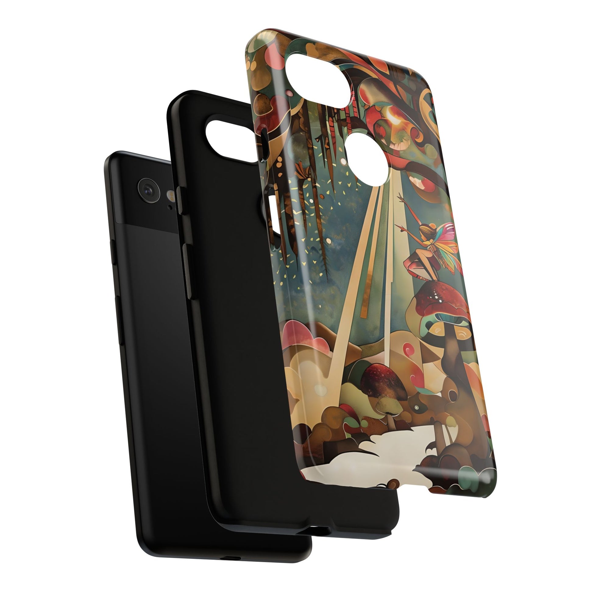 Enchanted Orchard Google Pixel 2XL Tough Case - Artistic Fairy Tale Phone Cover - Elegant Protective Fantasy Art Accessory