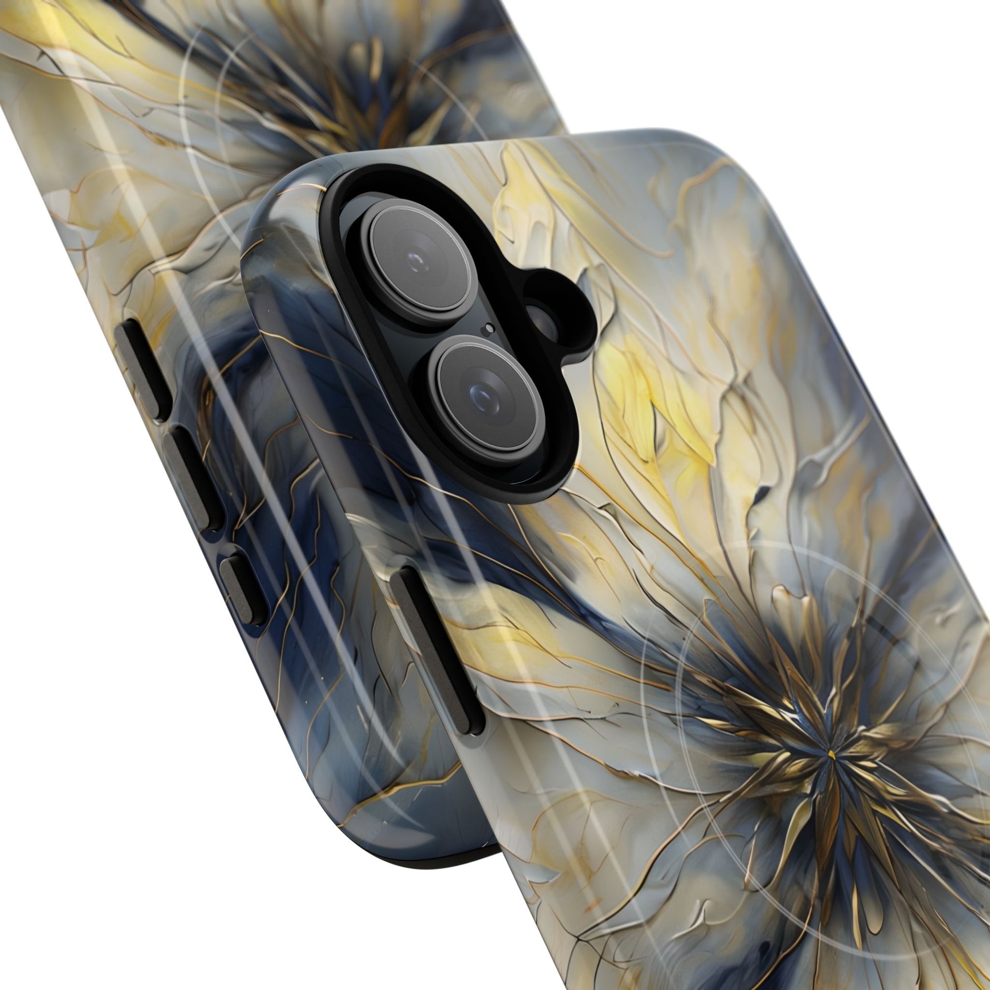 Luxury Luminous Petal MagSafe iPhone 16 Plus- Designer Shockproof Cover